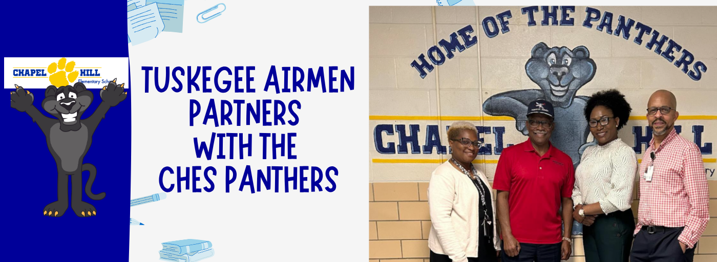 Tuskegee Airman Partners with the CHES Panthers